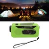 Emergency Radio Hand Power Generation Solar Radio with LED Flashlight