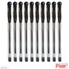 FLAIR FX 10 x 1.0mm Tip Dark BLACK Ballpoint Pens