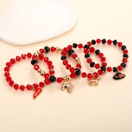 MOLOCH Derby Bracelets for Women Kentucky Derby Beaded Bracelet Stackable Derby Hat Horse Charm Bracelets Horse Racing Stretchy Bracelet Derby Day Party Decorations Gifts