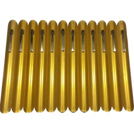 Soro Essentials- Aluminum Table Crumbers with Pocket Clip Gold Color Set of 12- Crumbers for Servers Table Crumb Sweepers Bread Crumber Cleaner for Tablecloth in Restaurants and Homes