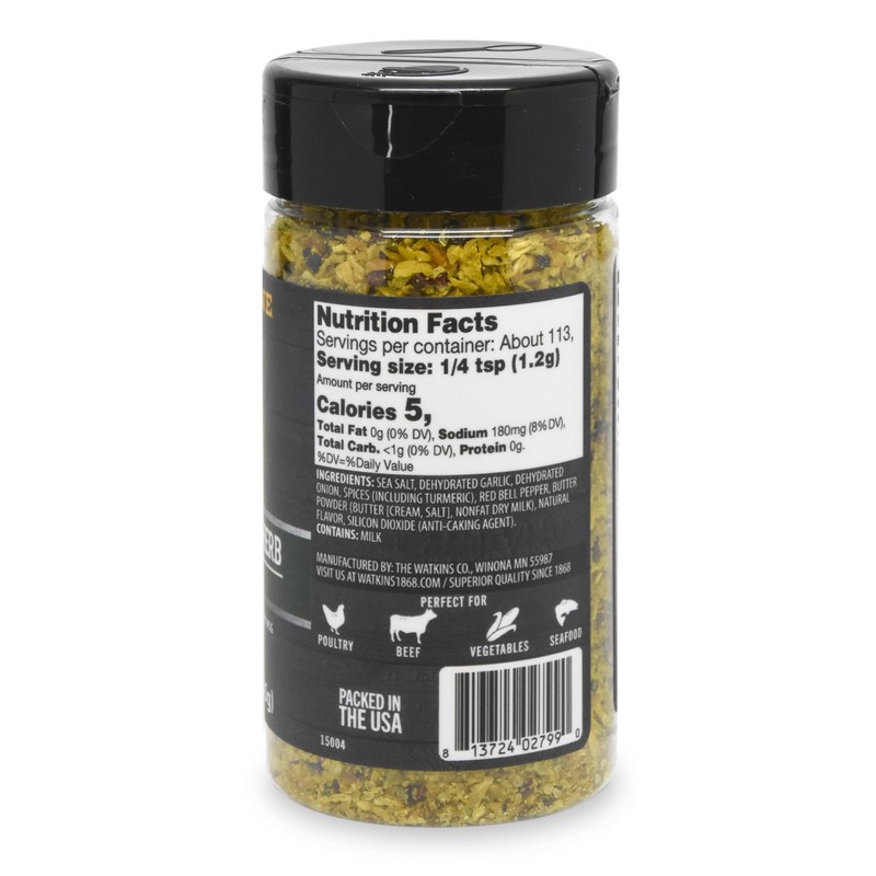Yellowstone Skillet Butter & Herb Seasoning and Rub, 4.7oz