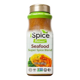 iSpice Blend| Seafood Seasoning | 14.22 oz | Mixed Spice & Seasoning | Bulk Size | Halal | Kosher