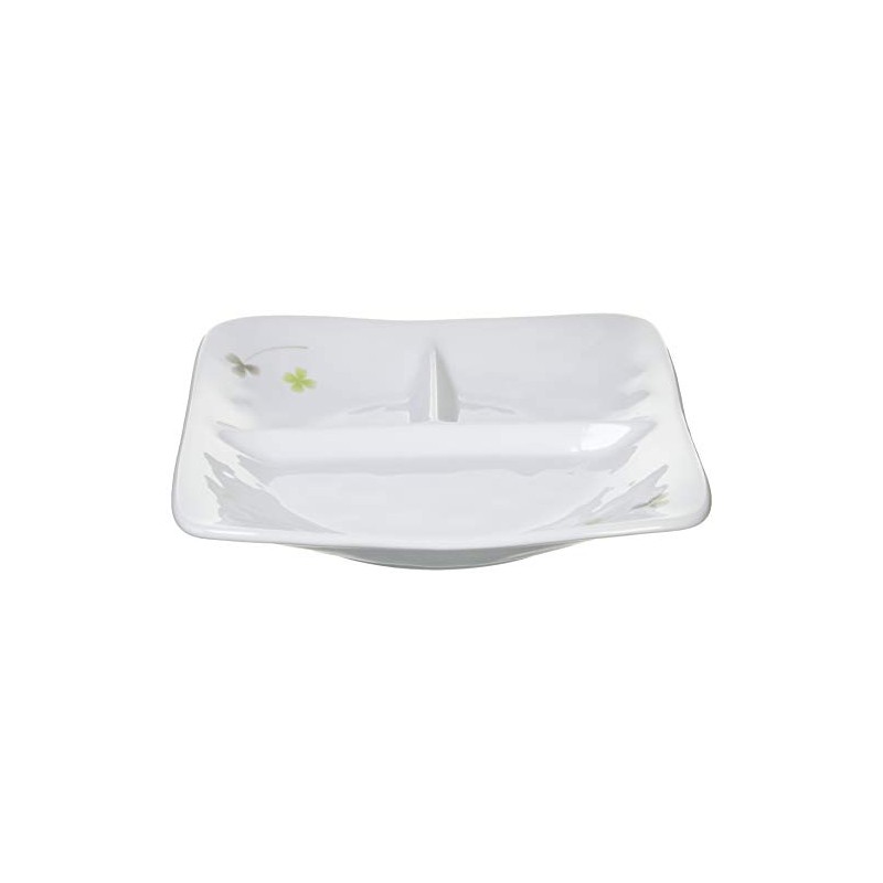 Mino Ware Square Lunch Plate Clover 131470