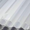 Tapioca Straws, Translucent, Set of 50, Diameter 0.5 inches (12