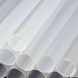 Tapioca Straws, Translucent, Set of 50, Diameter 0.5 inches (12 mm) x Length 7.1 inches (180 mm) (Approx.)