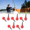 10PCS Archery Arrow Head Safety Arrow Tips Screw in Nylon