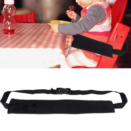 Baby Safety Belt, Baby Chair Stroller Harness Belt Strap Baby Dining Belt Portable Protection Fixation Safe Belt for Children(Black)