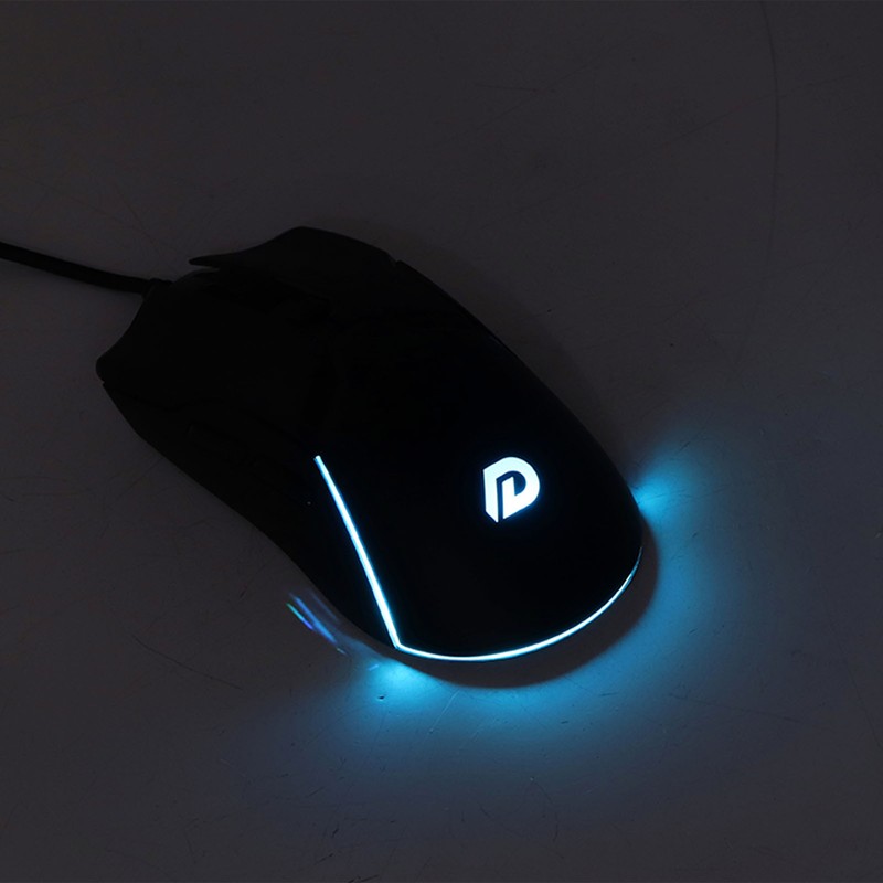 RGB Gaming Mouse 7200DPI USB Mouse Wired 6 Keys ABS