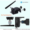 HOLACA Gutter Mount Compatible with Arlo Pro Solar Panel Versions,