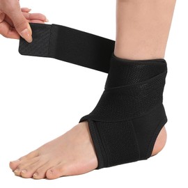 LIMEY Ankle Supporter, Physical The and Chiropractor Recommended, Coco Supporter, Sports, Basketball, Soccer, Volleyball, Men and Women, Heat Retention, Thin, Seniors, Exercise, Popular, Fixed Fit, Breathable, Flexible, Protection, Won't Slip (L)