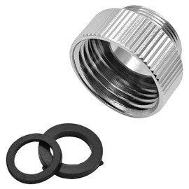 1 Pcs Faucet Aerator Adapter Kitchen Sink Faucet Adapter Accessories for Garden Hoses, Water Filters, Faucets, Female GHT3/4'' to Male 22mm Adapter