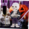 BIUDECO Cool Resin Skeleton Figurine Mini Skeleton Figurine Gothic Desktop