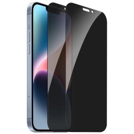 2Pcs Full Coverage Tempered Glass Screen Protectors Privacy Film for 12/12 Pro/Max 13/13 Pro/Max 14 Models-EnhancedFit for IOS Phone: 12