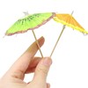 Honbay 20PCS Summer Fruit Pattern Paper Umbrella Cocktail Picks Parasol