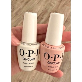 OPI GelColor Intelli-Gel French Manicure Nail S86 Bubble Bath + H22 Funny Bunny