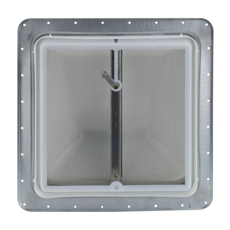 Heng's 14" RV Roof Vent Kit with Butyl Tape White