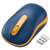 Elecom M-DY11DRSKNV Wireless Mouse, Silent, Antibacterial, 3 Buttons, Size M,
