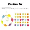 5Set Drink Markers Innovative Tongue Shape Silicone Wine Glass Cup