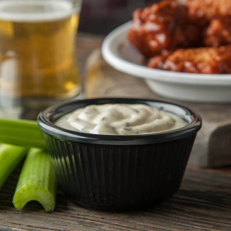 Carlisle FoodService Products Plastic Ramekins, Sauce Bowl For Catering, Kitchen,