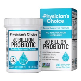 Physician's Choice 60 Billion Cfu Probiotics - 30 Capsules Sabor Sin Sabor