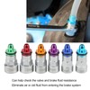 CHICIRIS Brake Bleeder Wrench Kit Metal Rubber 7‑12mm 6 Adapters