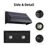 XmnSoly Solar Lights Outdoor Waterproof LED Convex Lens 3000K Warm