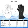 Rechargeable Heated Gloves for Men Women with Touch-Screen Compatible Waterproof,