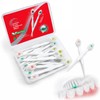 20 Piezas Mini Cepillos de Dientes Desechables con Pasta