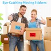Pack of 72 Moving Labels, 100 x 60 mm Rectangular