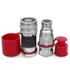 3/4" NPT Flat Face High Flow Quick Connect Hydraulic Coupler