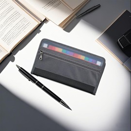 FDHBDF Expanding File Document Folder A5 with Zip with 13 Compartments Organiser System for School Supplies and Office Supplies