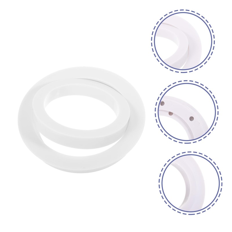 KICHOUSE 3 Sets Golf Putting Hole Cup Ring Portable Training