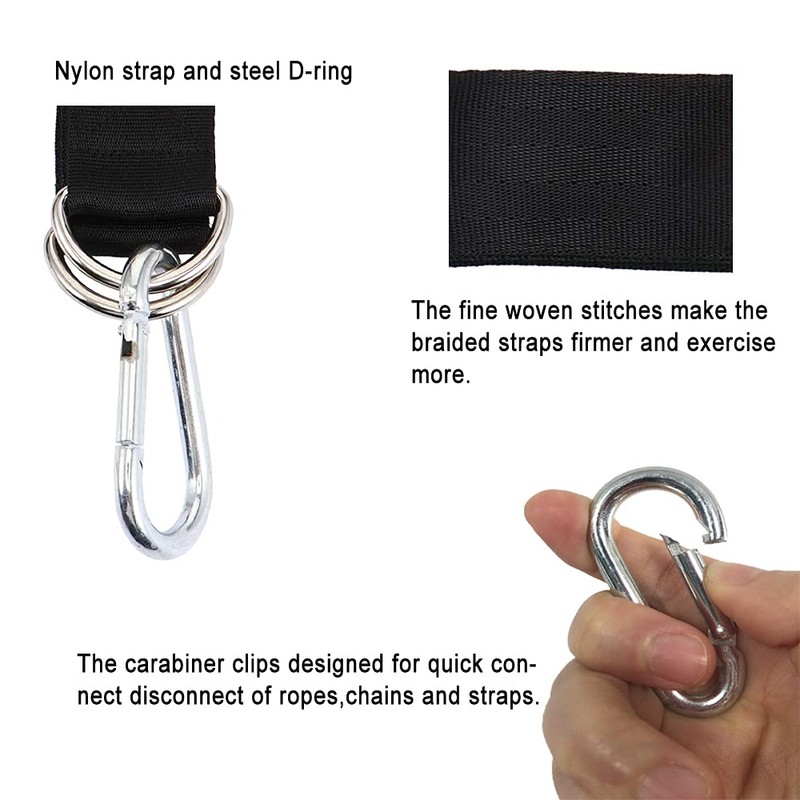 2 PCS Tree Swing Straps Tree Swing Hanging Kit, Fitness