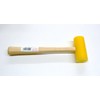 PLASTIC MALLET 1-1/2 x 3-1/2 YELLOW NON MARRING 6oz LEATHER