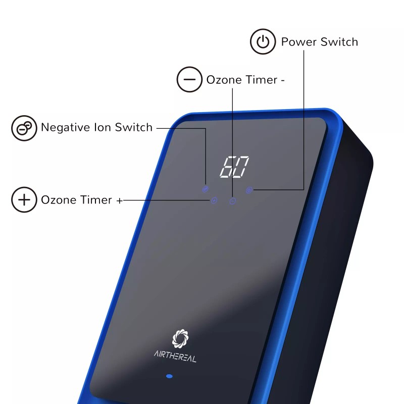 Airthereal AH1000 Portable Ozone Machine for Liquid and Air -