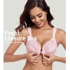 HACI Front Closure Bra for Women Unpadded Underwire Full Coverage