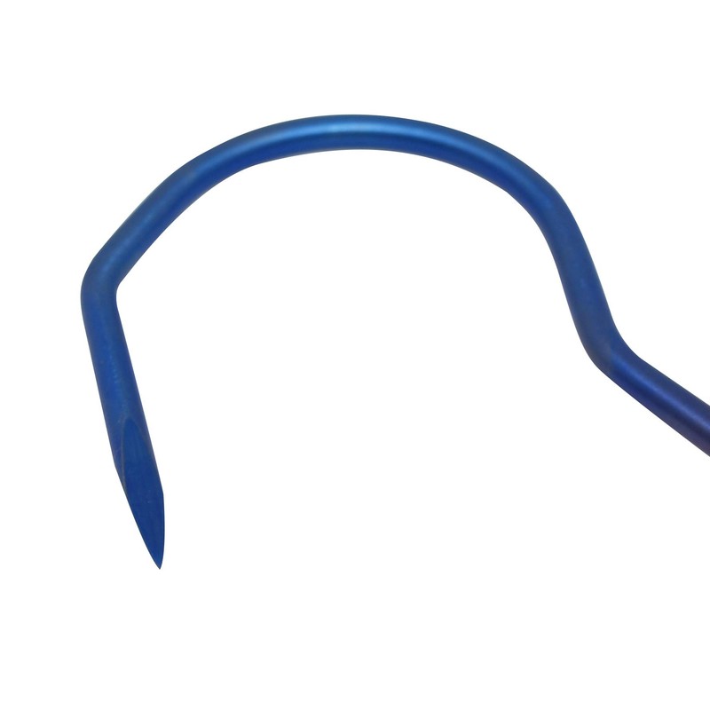 64 Titanium Medium Triangular Pyramid Gaff, Deep Piercing Type, Anodized,