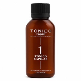 Tonico Vittale | Tónico para Cabello 75ml | Tratamiento para el Cuero Cabelludo | Anticaída, Crecimiento Y Fortalecimiento del Cabello | Brillo Y Reconstrucción | 100% Ingredientes Naturales