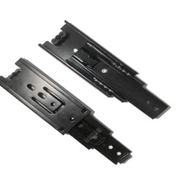 Btibpse Furniture 4-inch Length Full Extension Drawer Slides Telescopic Ball Bearing Slide Rail 2pcs