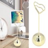 2Pcs Table Number Holder Heart Shaped Firm Stable Premium Metal