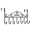 Youdepot Over The Door 7 Coat Rack - Decorative Metal