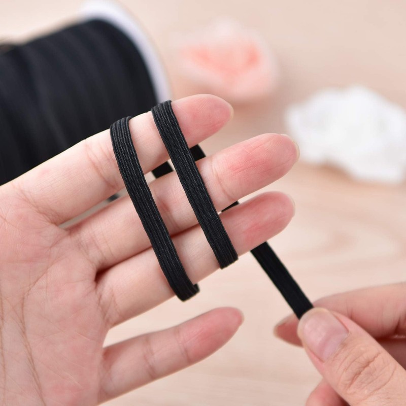 BOKFJBP Banda Elastica da 10 mm, 50 Metri di Bande