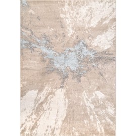 nuLOOM Cyn Abstract Area Rug, 4' 3" x 6' 3", Beige