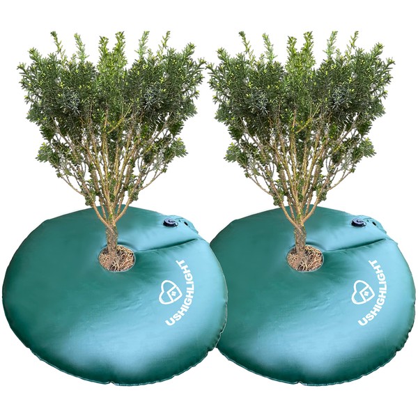 2-Pack Tree Watering Ring, Tree Watering Bags Slow Release 20