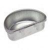 All Things Bunnies Galvanized Metal Coop Cup Feed Bowl (1