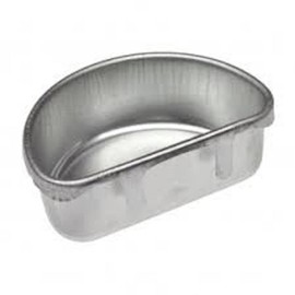 All Things Bunnies Galvanized Metal Coop Cup Feed Bowl (1 Quart)