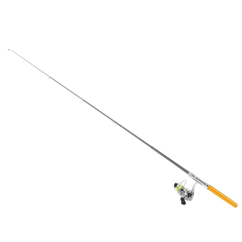 Portable Mini Pen Shape Fishing Rod Pole Pocket Retractable Fishing