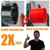 WOWSUPM 4-1/2” Carbide Grit Hole Saw Cutting Air Brick Stucco