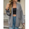 Cicy Bell Womens Oversized Cardigans Long Sleeve Open Front Shawl