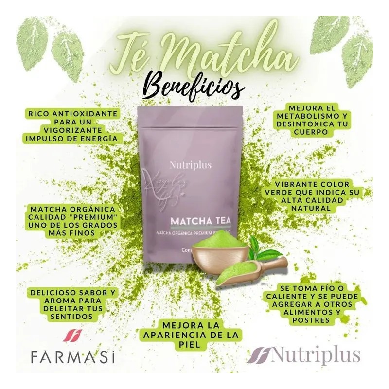Kit Farmasi Gel De Masaje Páprika Té Matcha Nutriplus
